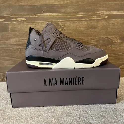 OG Batch A Ma Maniére x Air Jordan 4 Violet Ore review 
