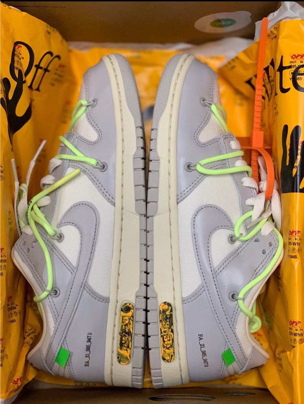 GB OFF WHITE x Nike Dunk SB Low The 50 NO.43 review 1