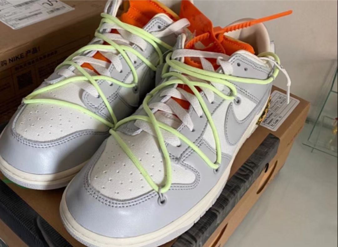 GB OFF WHITE x Nike Dunk SB Low The 50 NO.43 review 0