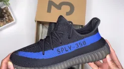 💗Adidas Yeezy Boost 350 V2 Black Blue review Hannidy mills