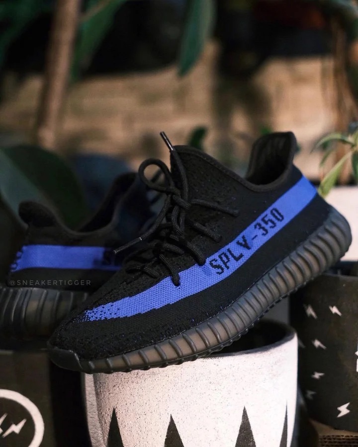 💗Adidas Yeezy Boost 350 V2 Black Blue review Donnie