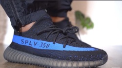 💗Adidas Yeezy Boost 350 V2 Black Blue review mazon Customer
