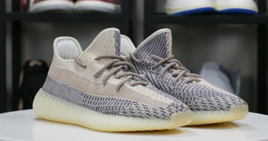 💗Adidas Yeezy Boost 350 V2 “Ashpea” review Ricky Men