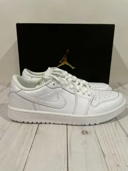 XH Air Jordan 1 Low Golf Triple White review Chloe