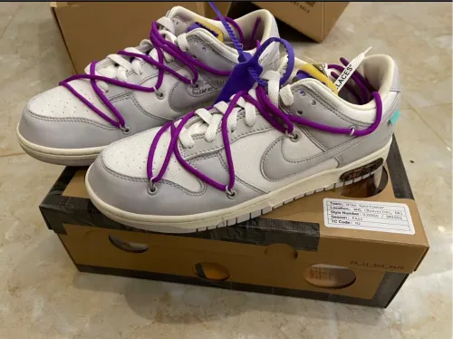 GB OFF WHITE x Nike Dunk SB Low The 50 NO.28 review 