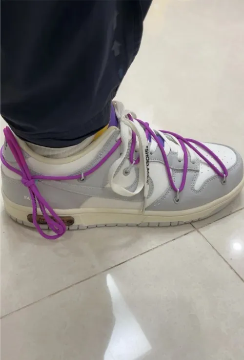 GB OFF WHITE x Nike Dunk SB Low The 50 NO.28 review 