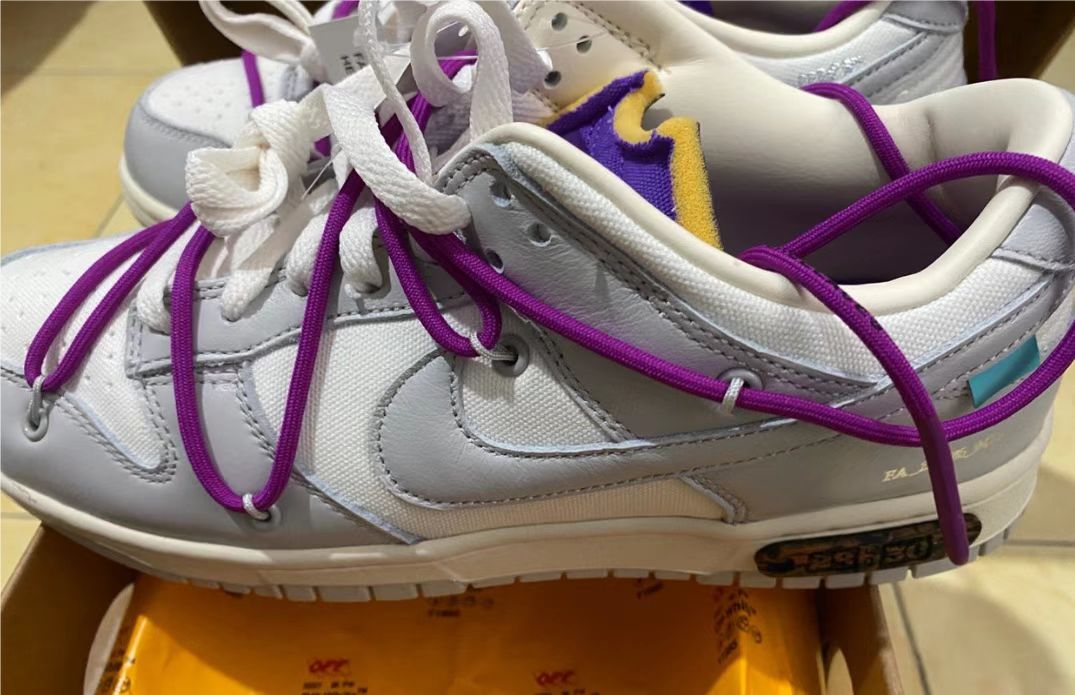 GB OFF WHITE x Nike Dunk SB Low The 50 NO.28 review 0