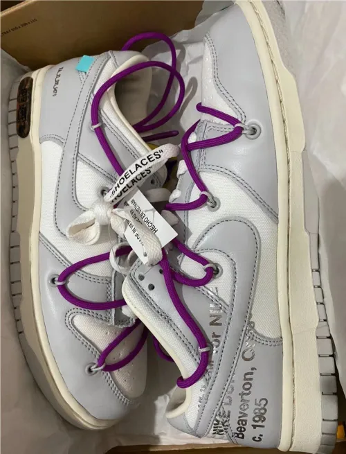GB OFF WHITE x Nike Dunk SB Low The 50 NO.28 review 