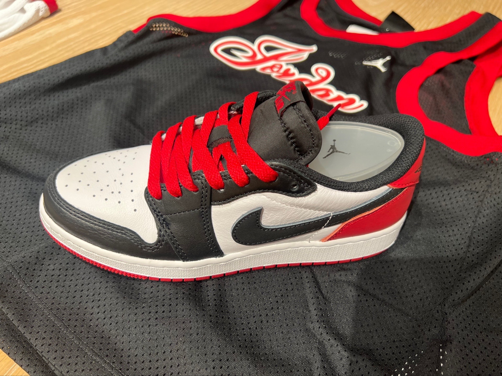 XH Air Jordan 1 Low OG “Black Toe”Black Toe review Rosa