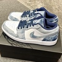 XH Air Jordan 1 Low“Washed Denim” review 