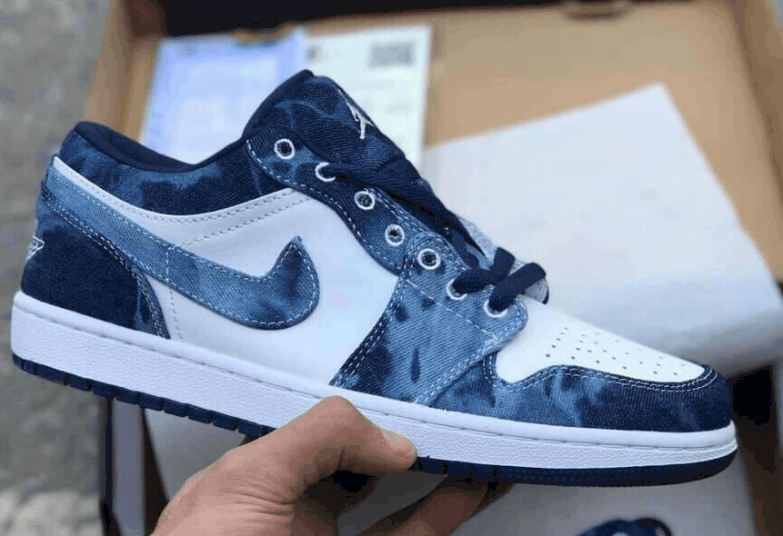 XH Air Jordan 1 Low“Washed Denim” review Mark 04
