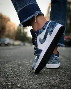 XH Air Jordan 1 Low“Washed Denim” review Quentin 02