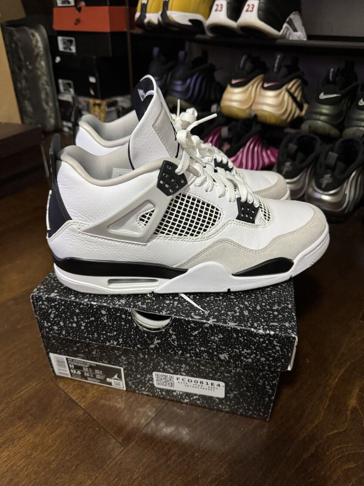OG Batch Air Jordan 4 Retro Military Black review Checkmate730 02