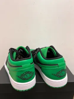XH Air Jordan 1 Low “Lucky Green”Black Green Toes review Brooke 01