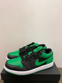 XH Air Jordan 1 Low “Lucky Green”Black Green Toes review Brooke 04