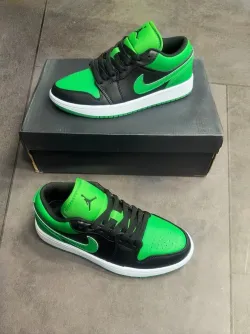 XH Air Jordan 1 Low “Lucky Green”Black Green Toes review Paula 02