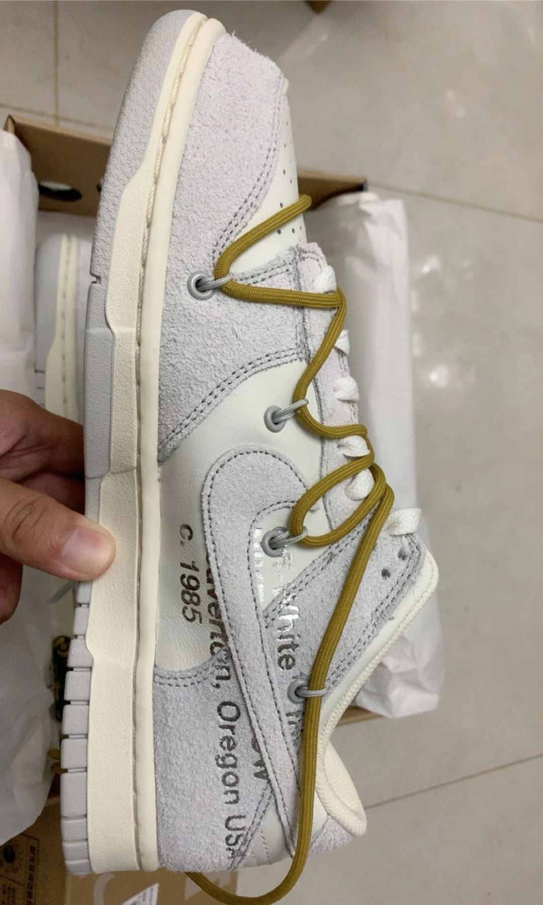 GB OFF WHITE x Nike Dunk SB Low The 50 NO.37 review 0
