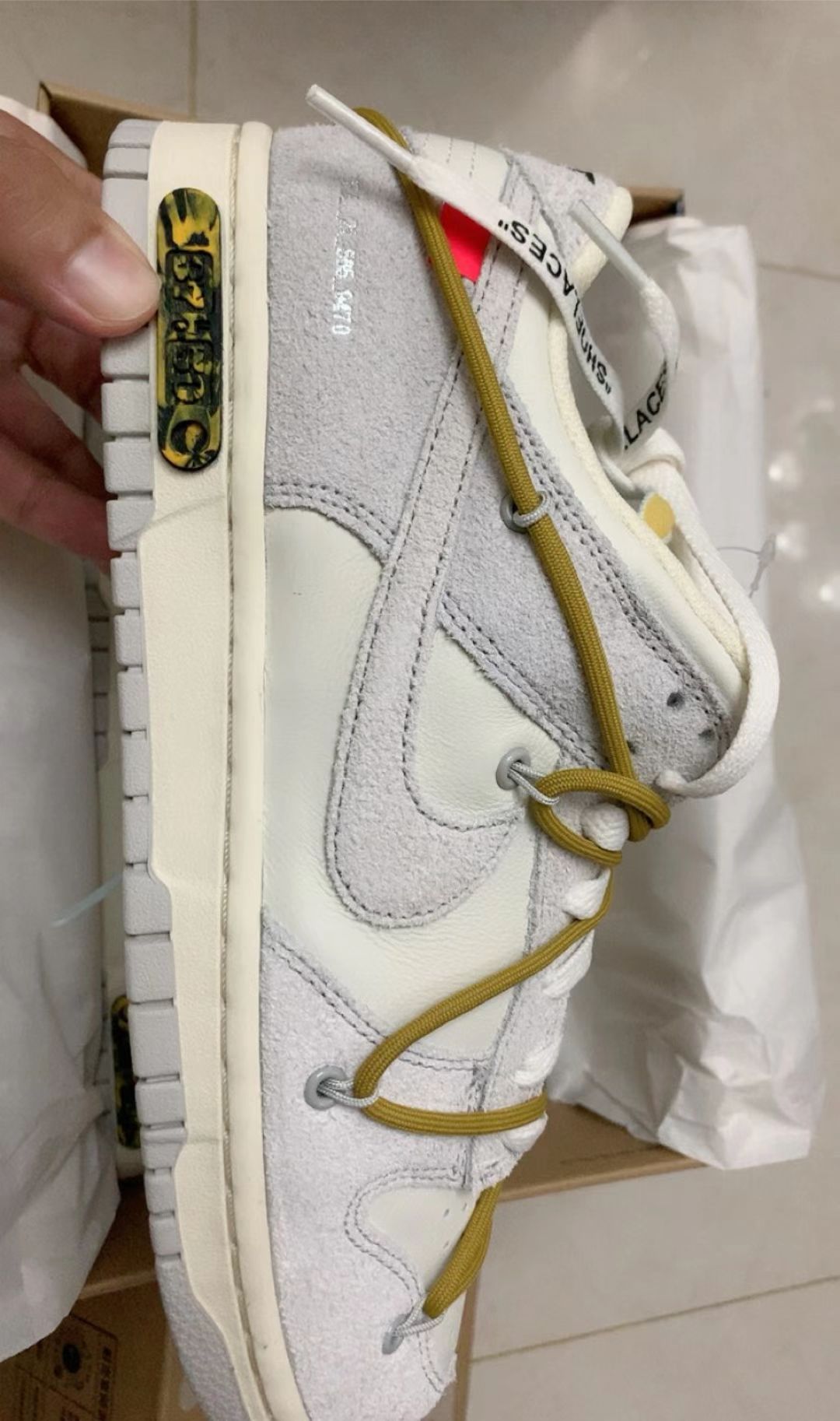GB OFF WHITE x Nike Dunk SB Low The 50 NO.37 review 1