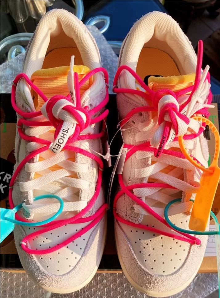 GB OFF WHITE x Nike Dunk SB Low The 50 NO.17 review 1