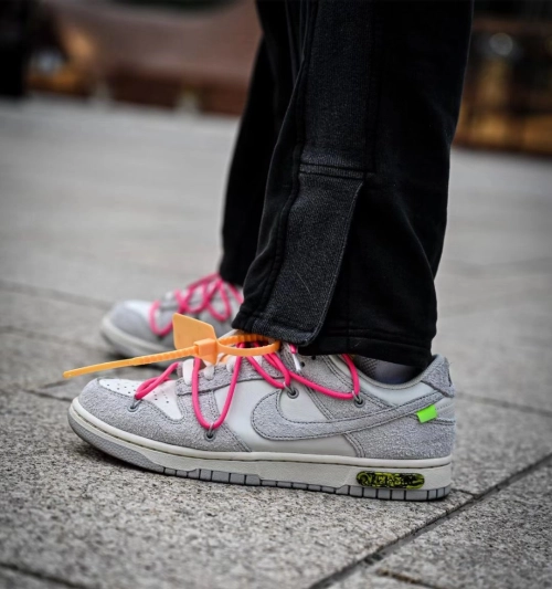 GB OFF WHITE x Nike Dunk SB Low The 50 NO.17 review 