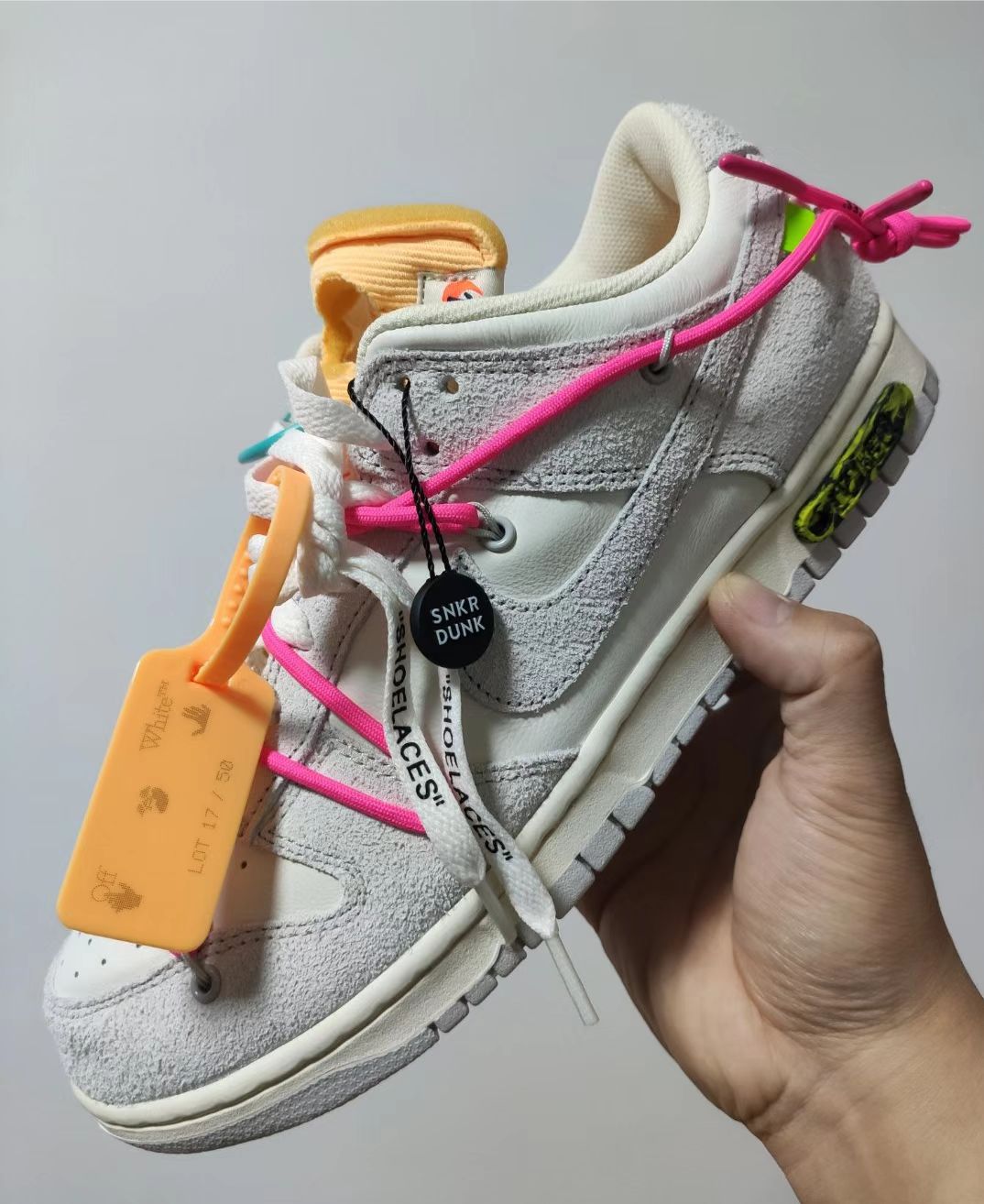 GB OFF WHITE x Nike Dunk SB Low The 50 NO.17 review 0