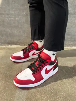 XH Air Jordan 1 Low Red, white And Black review Ethan 04