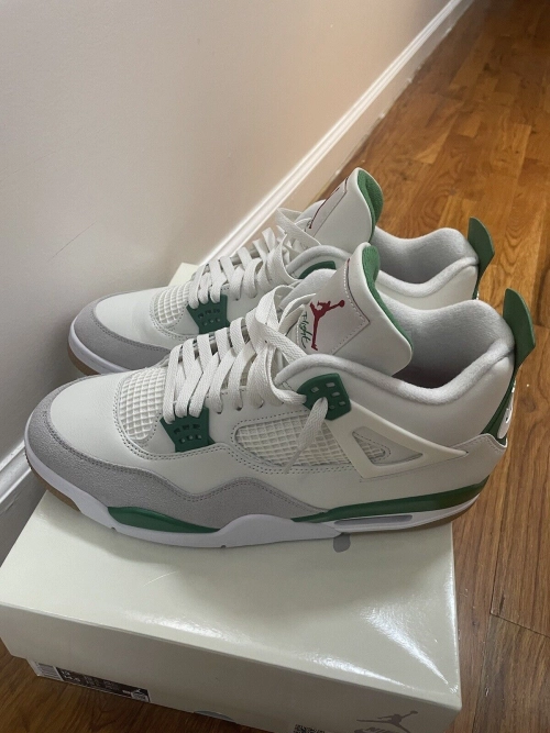 A1  Batch  Nike SB x Air Jordan 4 “Pine Green”Calaite review 