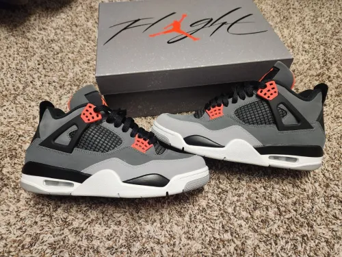 A1  Batch  Air Jordan 4 Retro Infrared review 