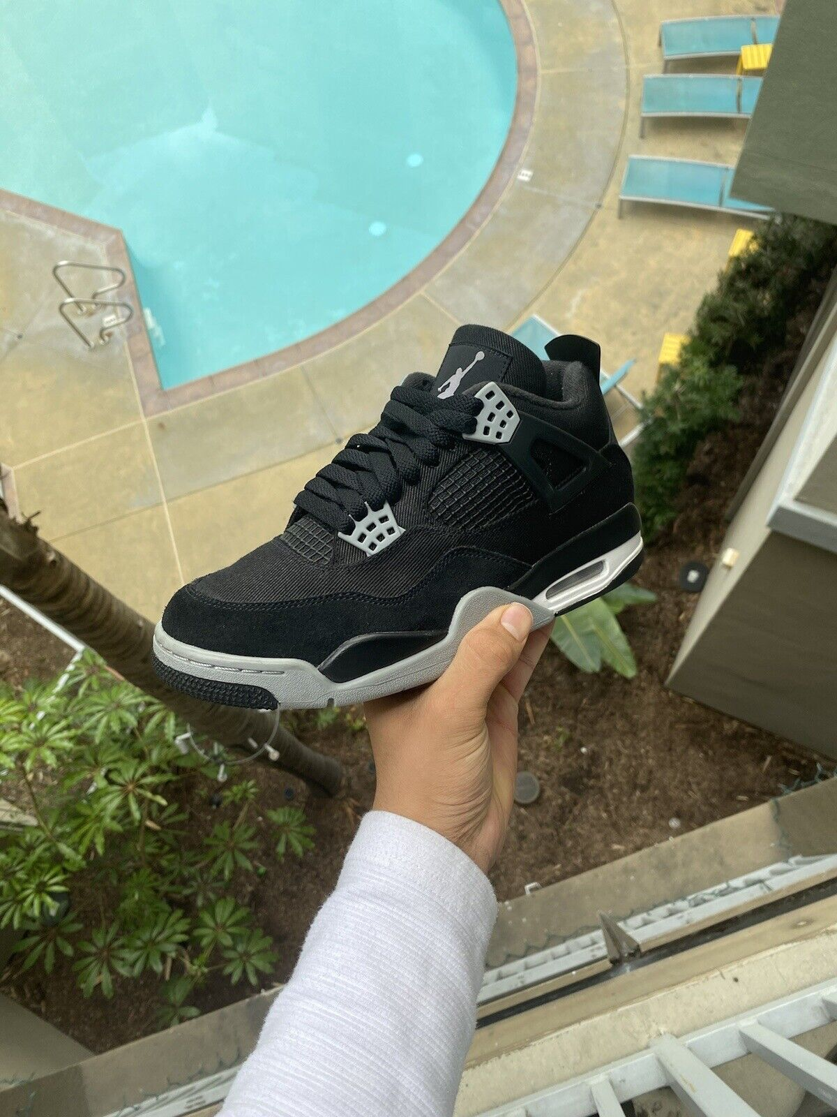 A1  Batch  Air Jordan 4 Retro Black Canvas review BIGG ANT 01