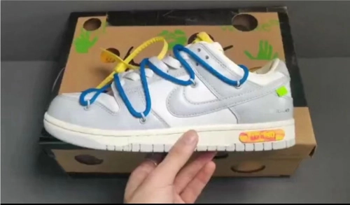 GB OFF WHITE x Nike Dunk SB Low The 50 NO.10 review 