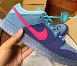 SX Run The Jewels × Nike Dunk SB Low Blue Haired Monster review stom