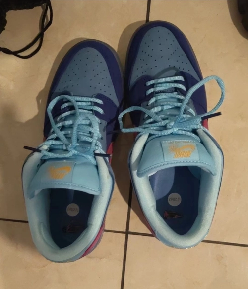 SX Run The Jewels × Nike Dunk SB Low Blue Haired Monster review 