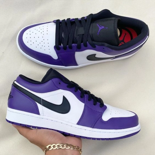 XH Air Jordan 1 Low Court Purple review 