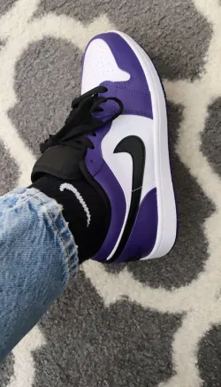 XH Air Jordan 1 Low Court Purple review Elijah