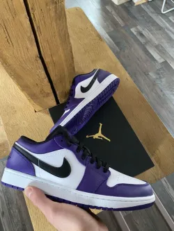 XH Air Jordan 1 Low Court Purple review Ella