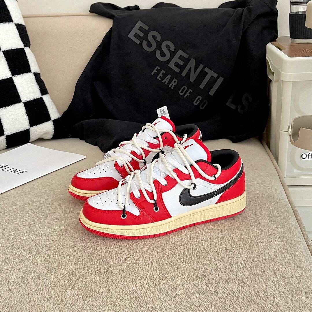 XH Air Jordan 1 Low Chicago Bandage review Michael