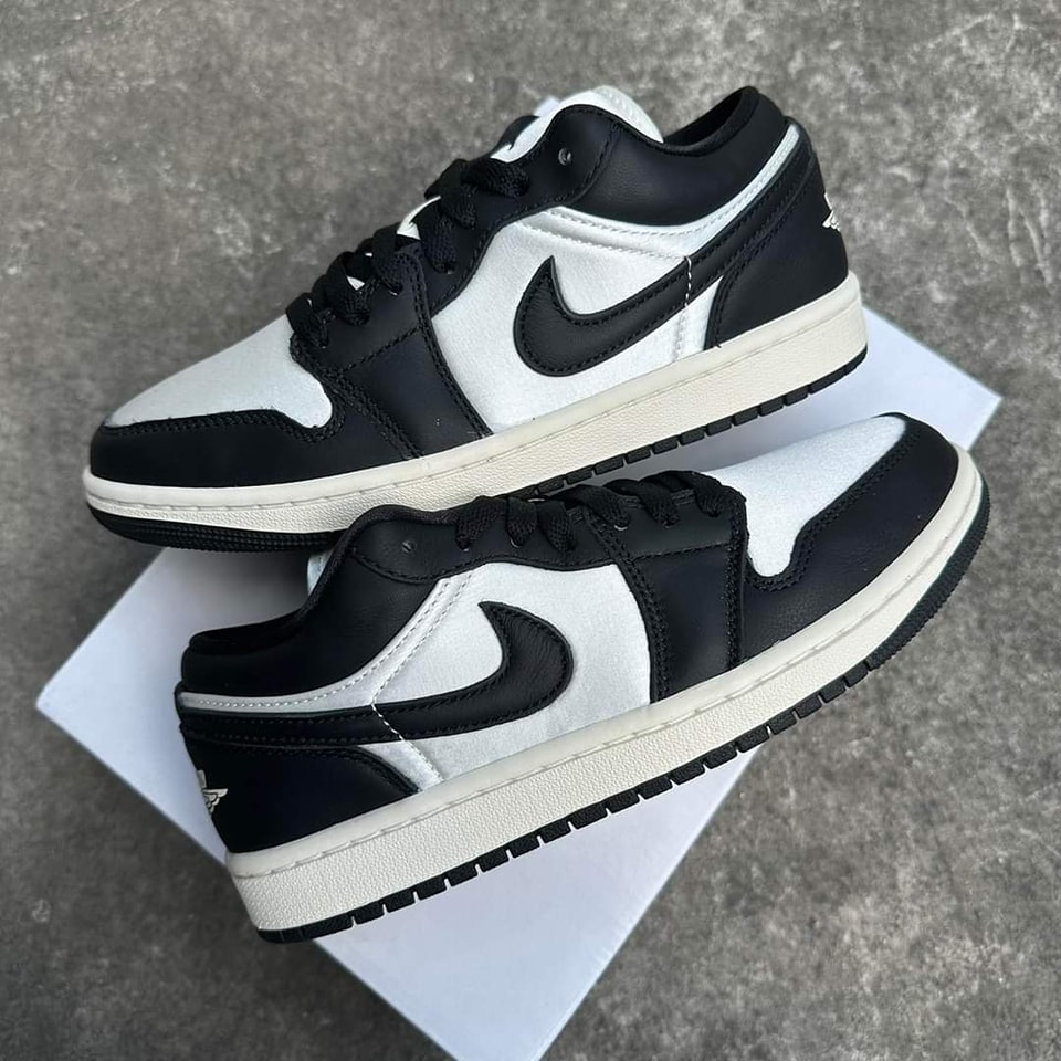 XH Air Jordan 1 Low New Black and White Panda review Mila 02