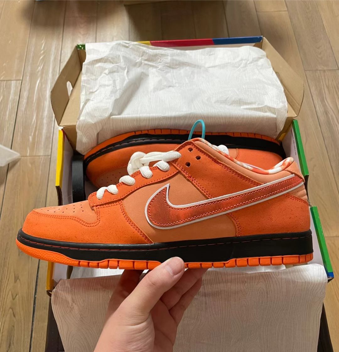 SX Concepts x Nike SB Dunk Low “Orange Lobster” review abin