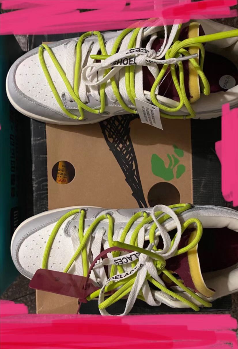 GB OFF WHITE x Nike Dunk SB Low The 50 NO.8 review 0