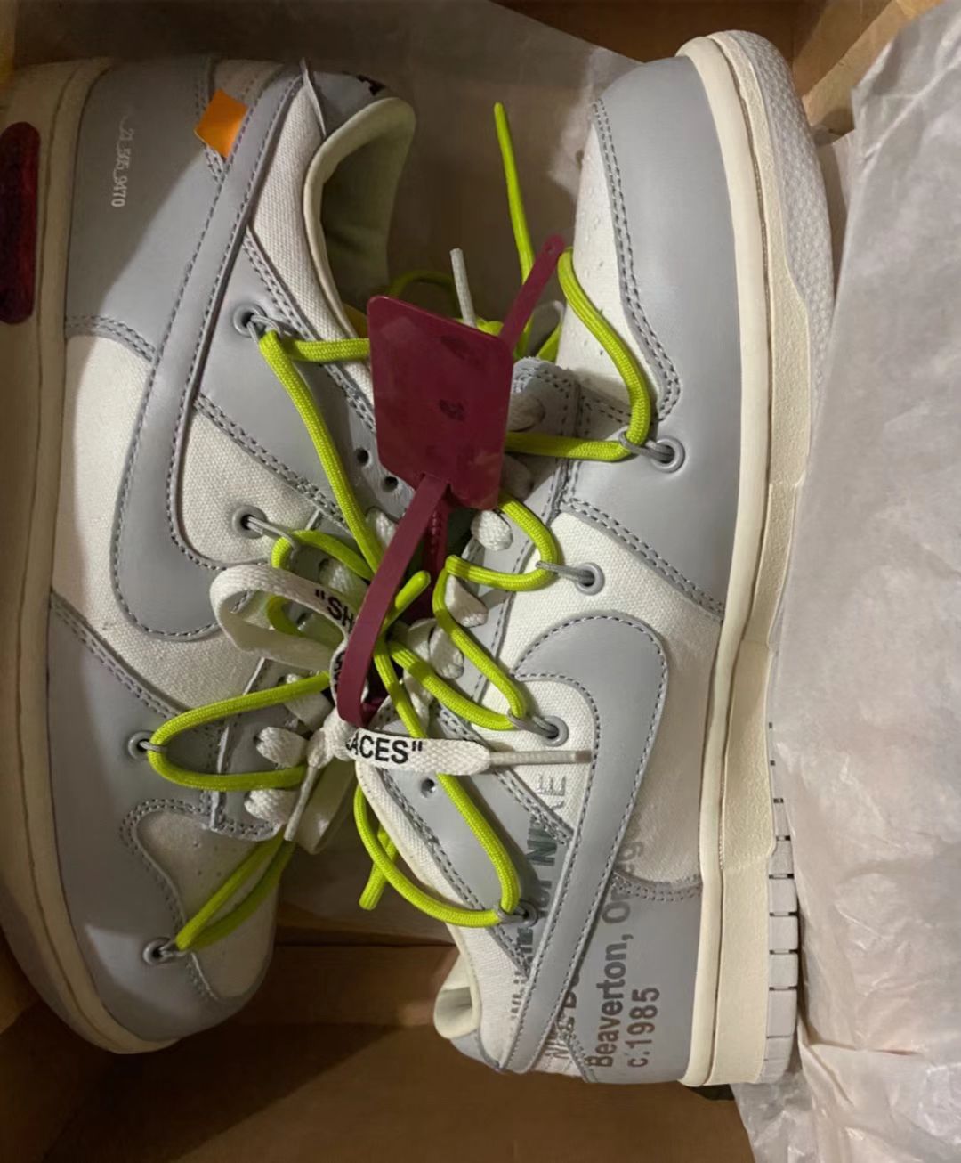 GB OFF WHITE x Nike Dunk SB Low The 50 NO.8 review 0