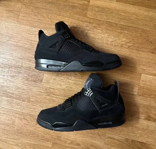 A1  Batch  Air Jordan 4 Retro Black Cat review 