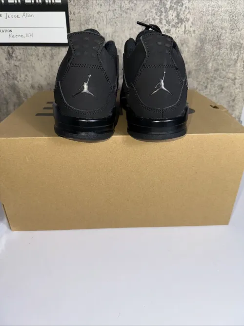 A1  Batch  Air Jordan 4 Retro Black Cat review 