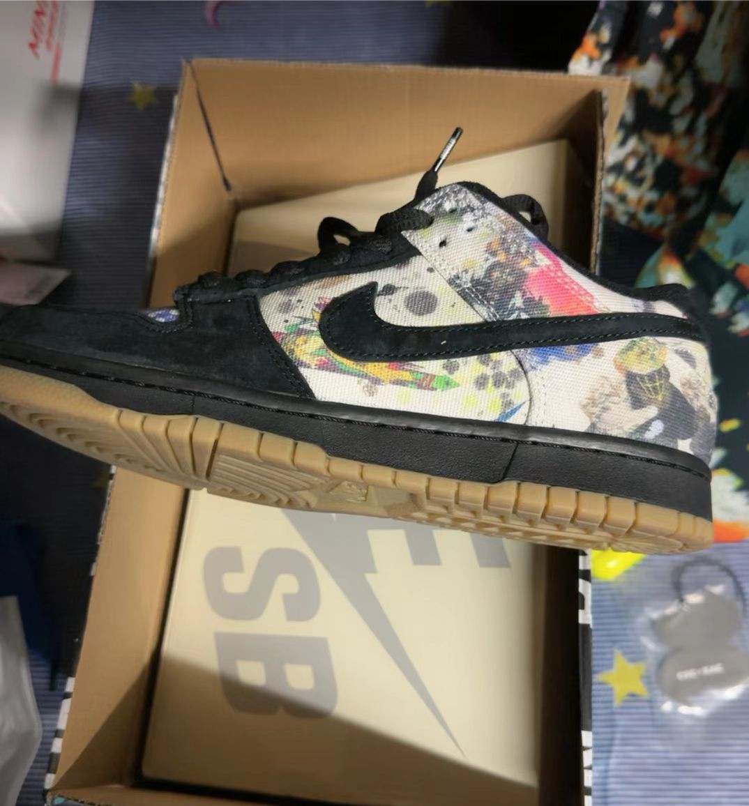 SX Supreme × Nike Dunk Low “Rammellzee” review elissa B.