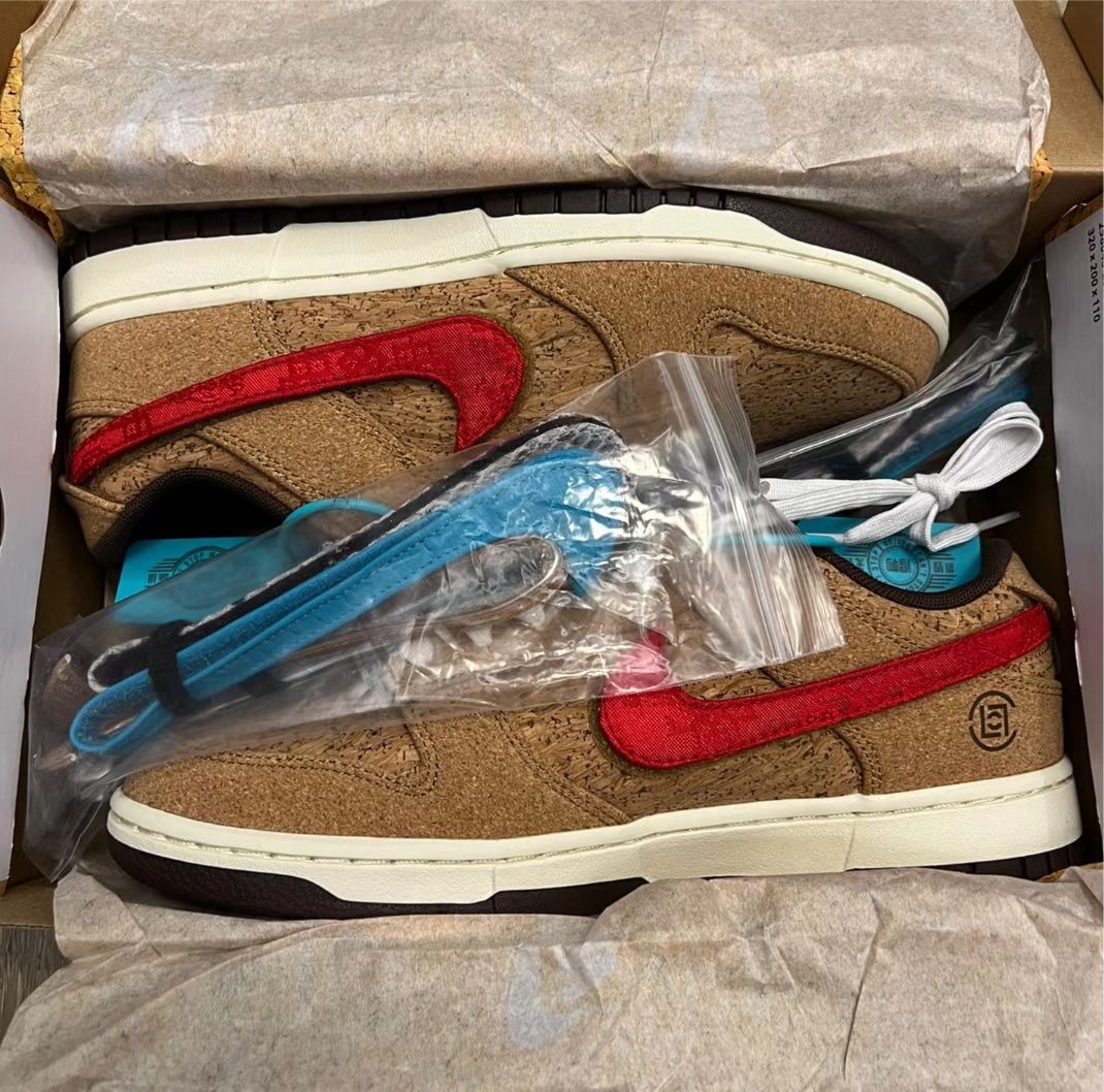 GB CLOT x Nike Dunk “Cork” review Diva