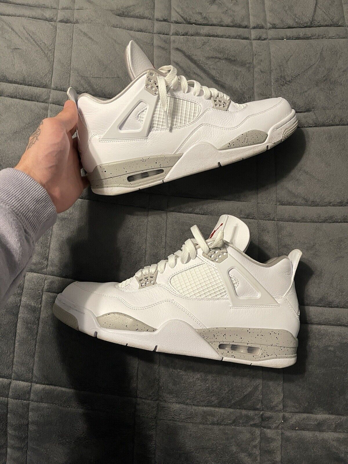 PB  Batch  Air Jordan 4 Retro Tech White review Bkas