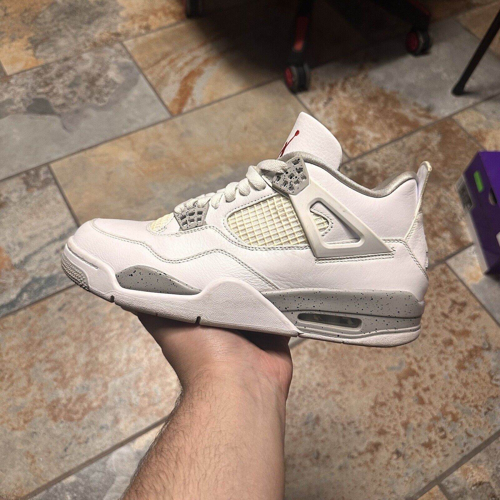 PB  Batch  Air Jordan 4 Retro Tech White review Egbe Don