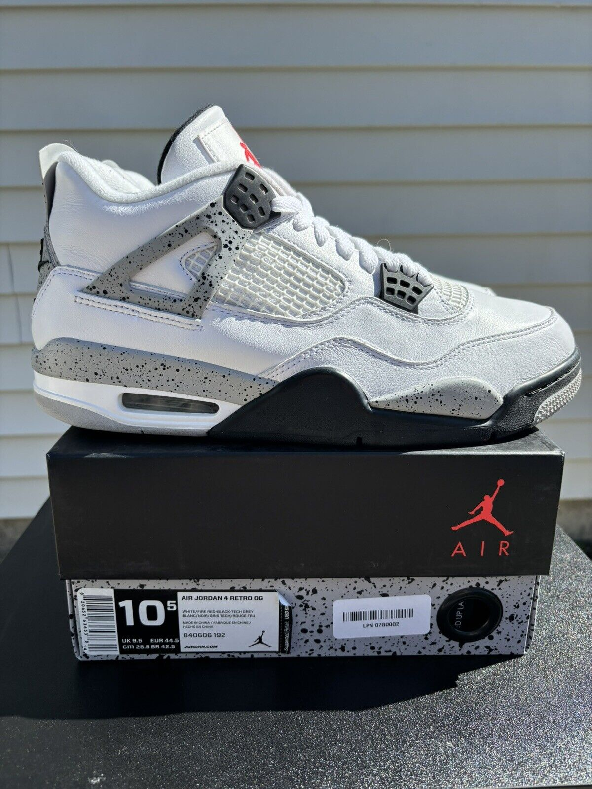 A1  Batch  Air Jordan 4 Retro White Cement review Eddy
