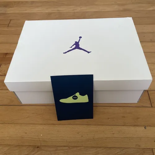 A1  Batch  Air Jordan 4 Retro Purple Metallic review 