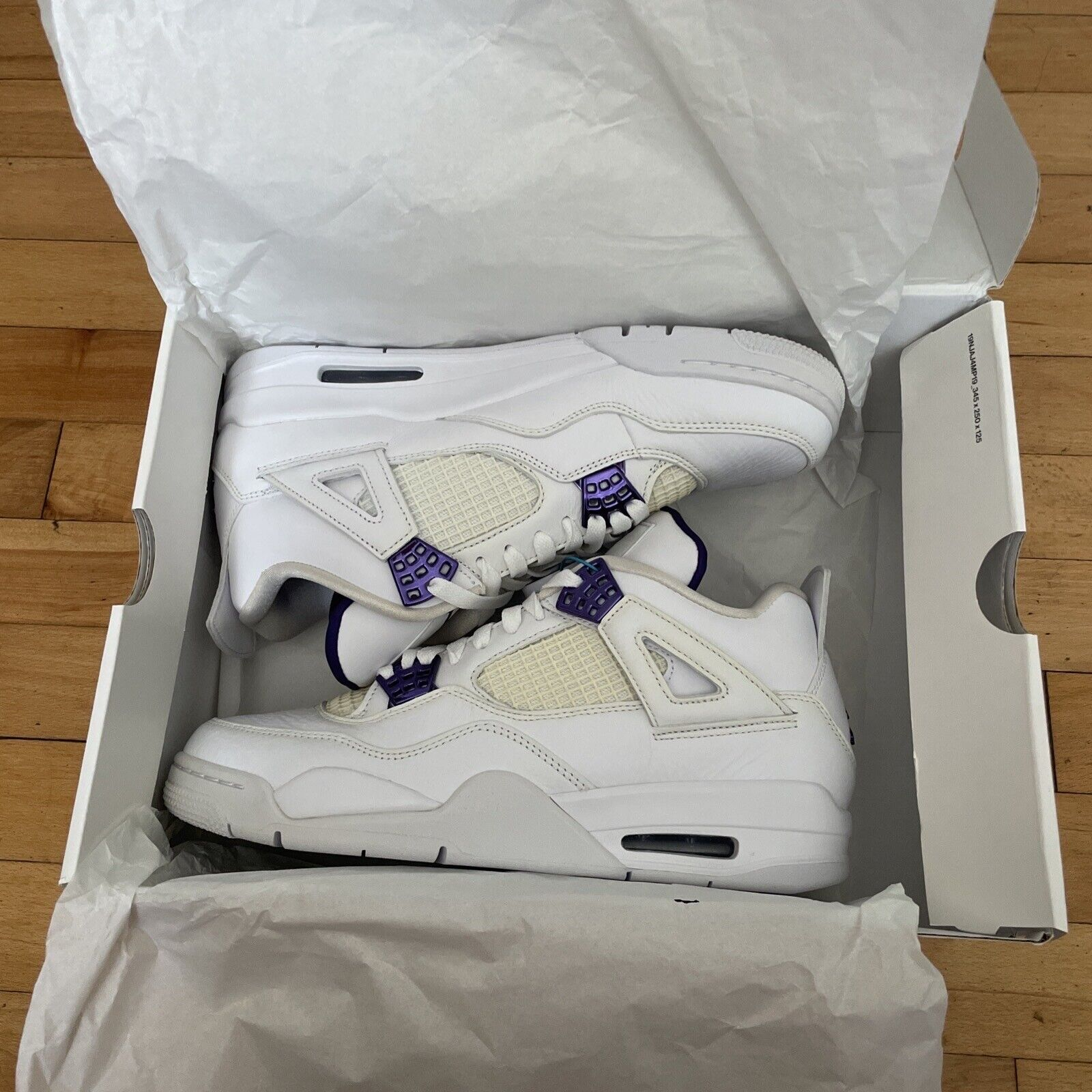 A1  Batch  Air Jordan 4 Retro Purple Metallic review Natalie 02
