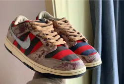 GB Nike Sb Dunk Low Freddy Krueger review Vega